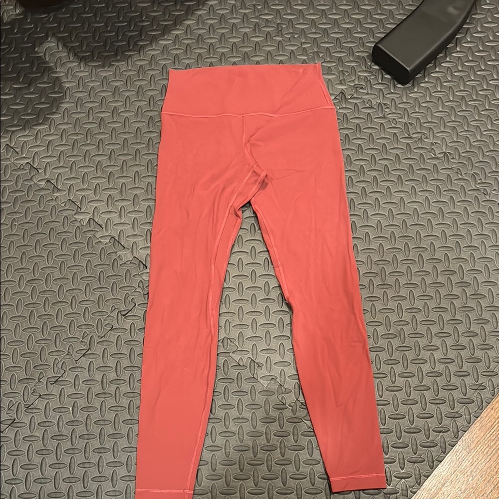 Lululemon align leggings dark red